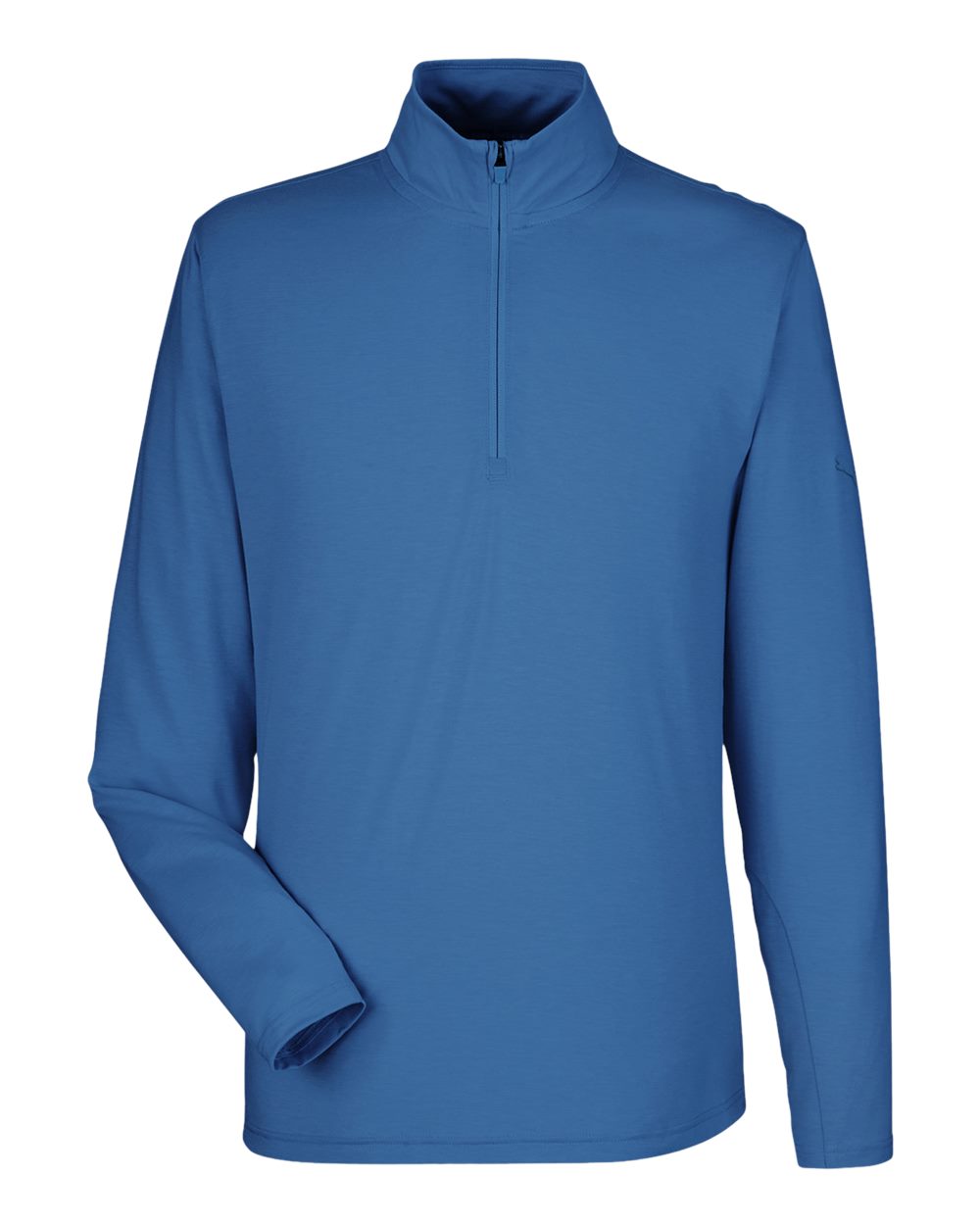 Men's Bandon Quarter-Zip Pullover - Front - B20846103 - Lake Blue