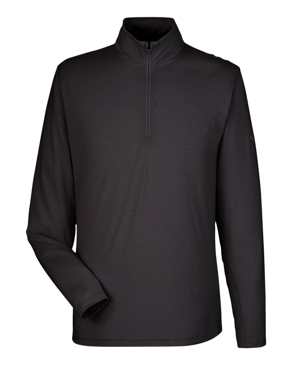 Men's Bandon Quarter-Zip Pullover - Front - B20846503 - Puma Black