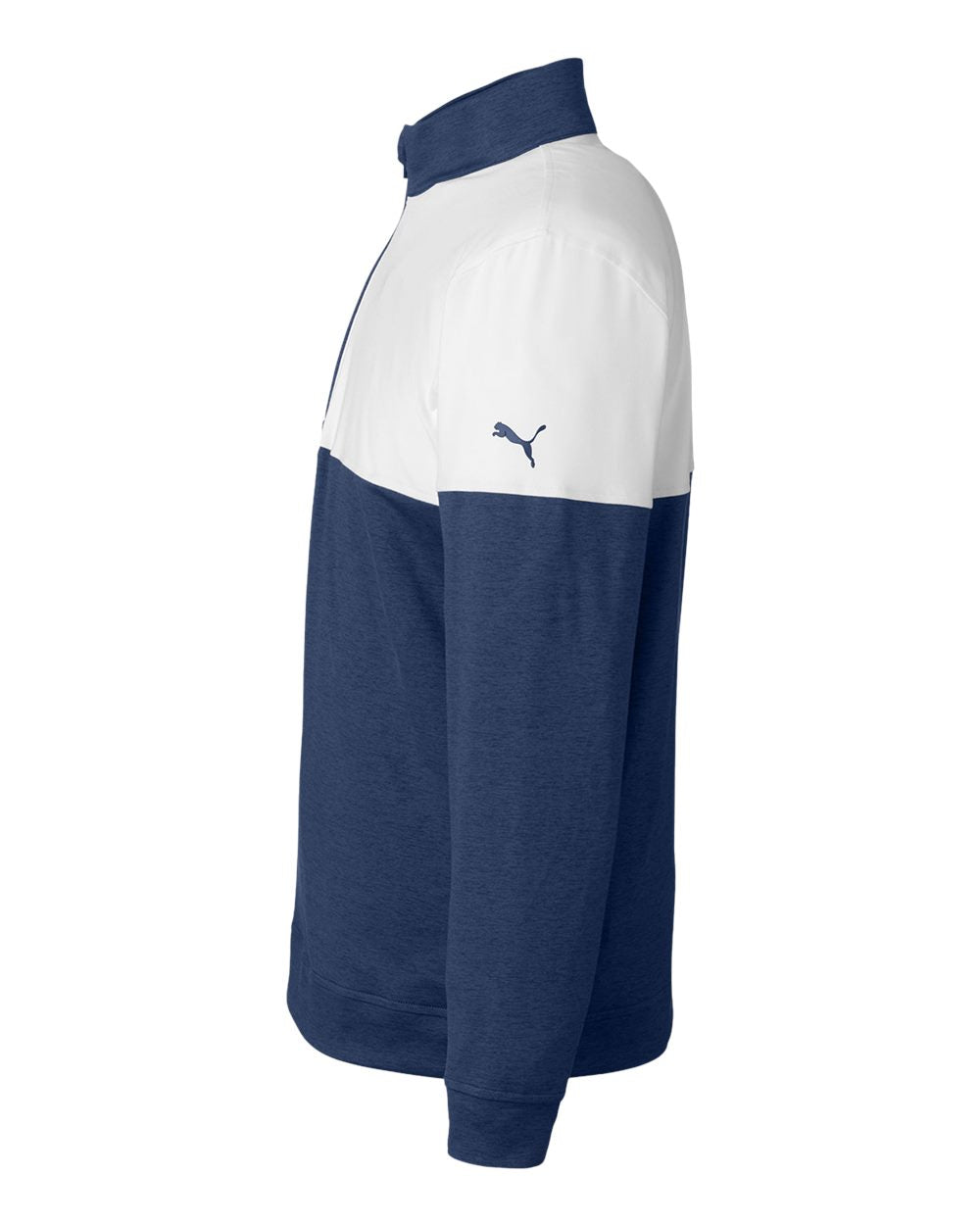 Men's Cloudspun Warm Up Quarter-Zip Pullover - DirectSide - B17146593 - Peacoat/ Bright White