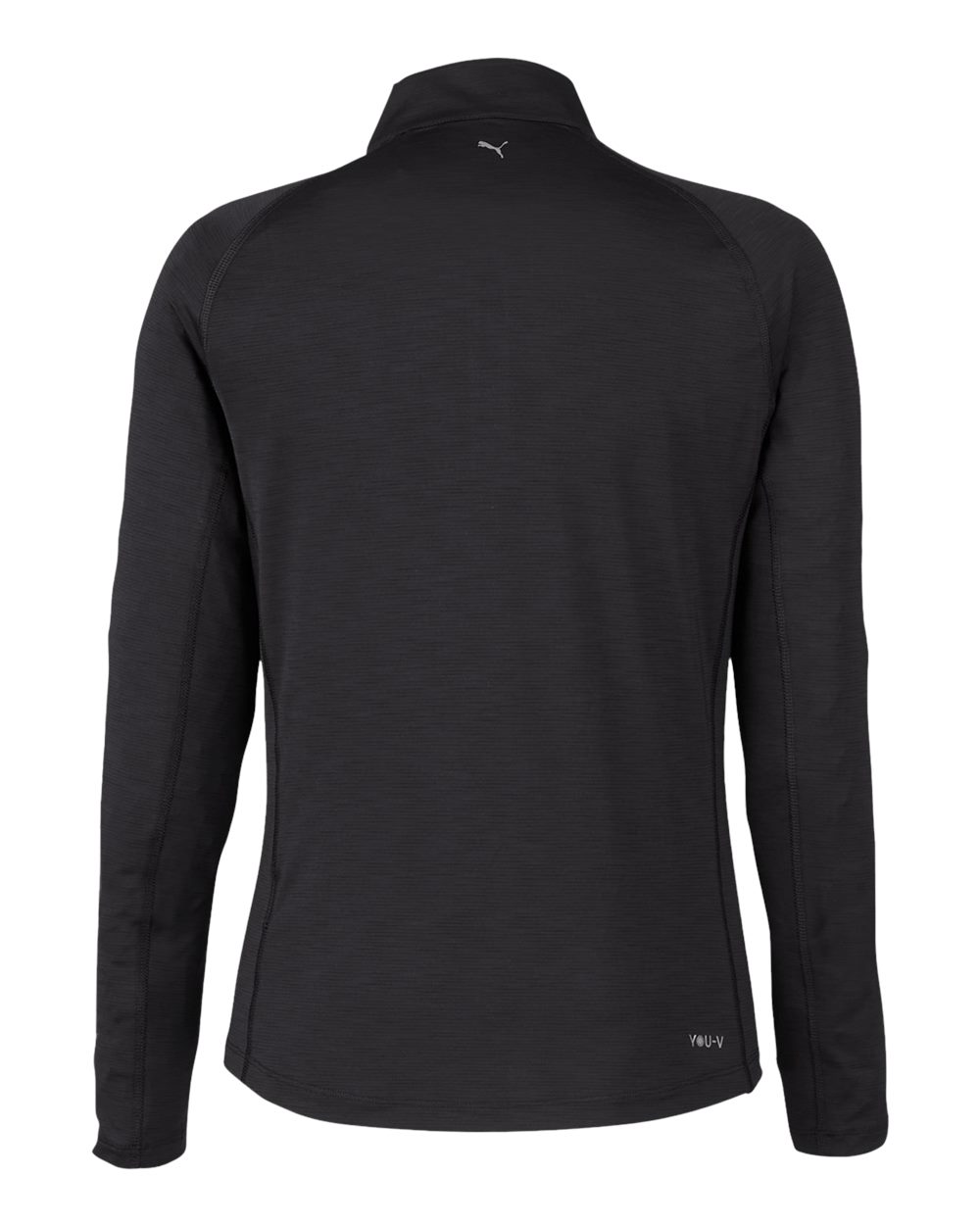 Women's You-V Quarter-Zip Pullover - Back - B19246503 - Puma Black