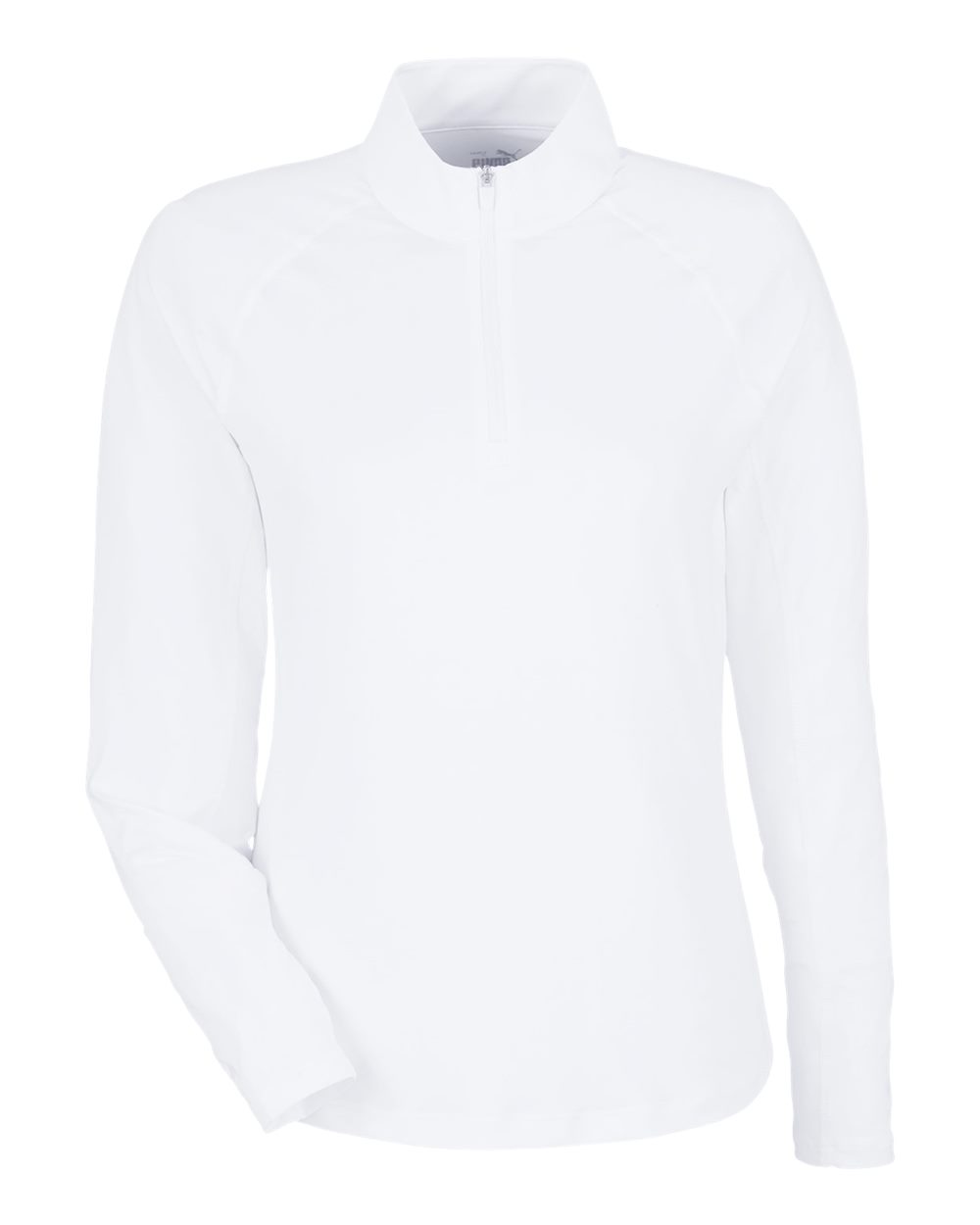 Women's You-V Quarter-Zip Pullover - Front - B19246003 - White Glow