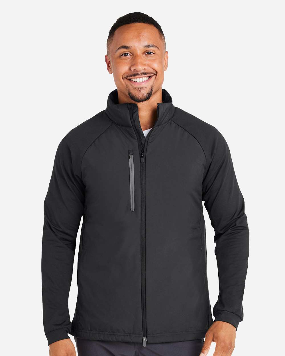 Men's Hielands Jacket - OnModelFront - B19846503 - Puma Black
