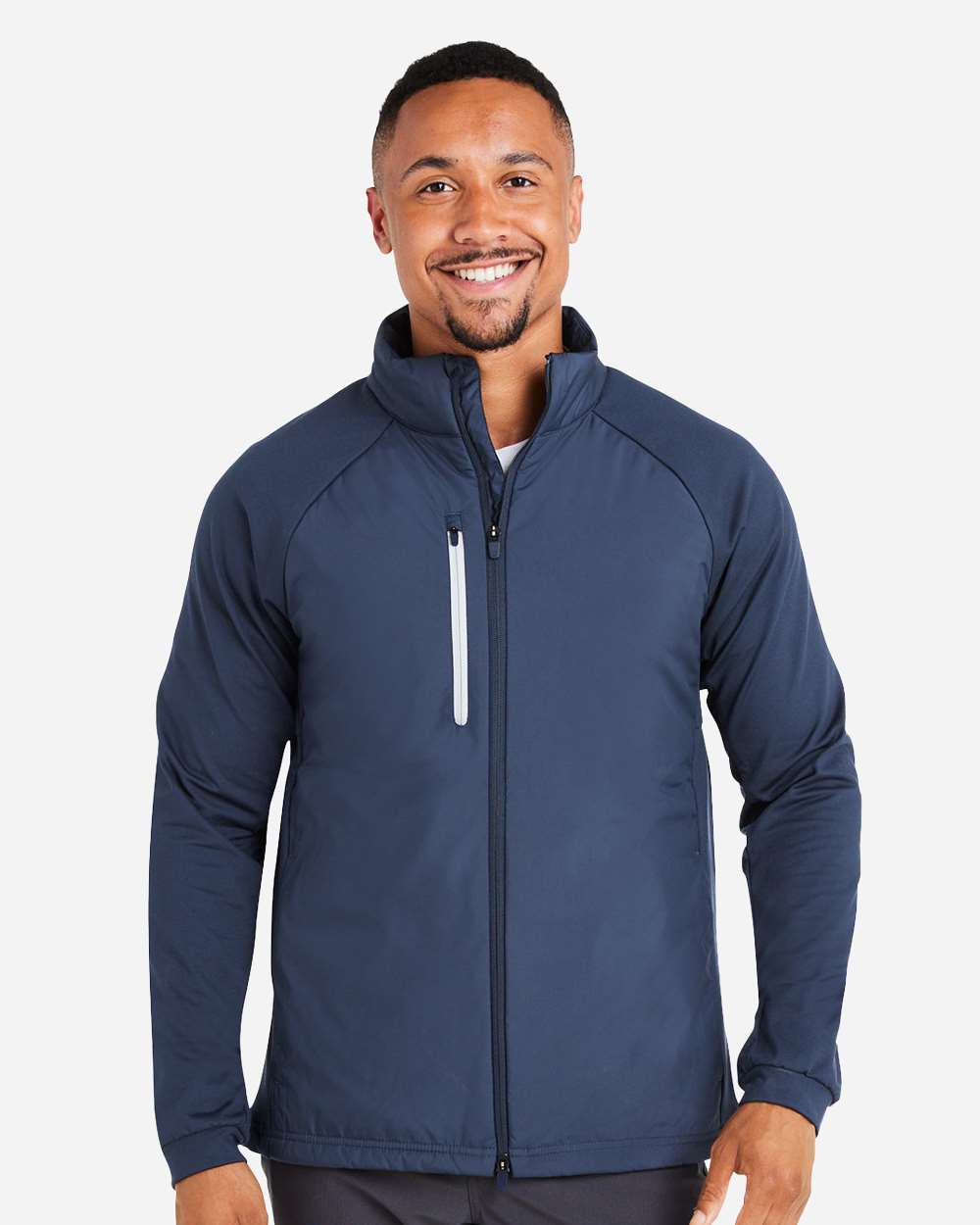 Men's Hielands Jacket - OnModelFront - B19846653 - Deep Navy