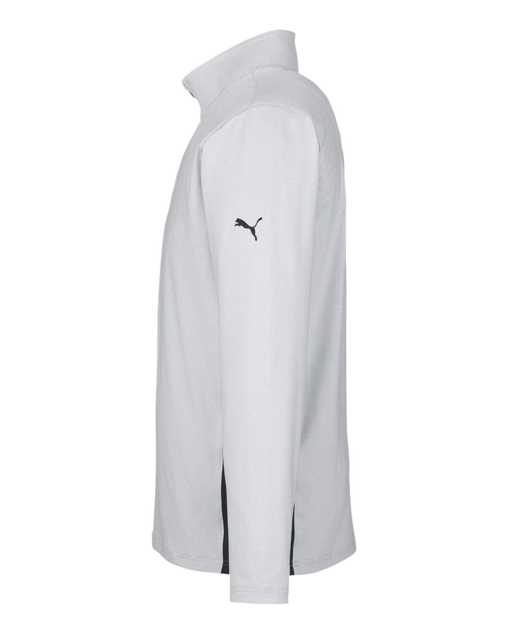 Men's Mesa Stripe Quarter-Zip Pullover - DirectSide - B21046503 - Puma Black/ Bright White