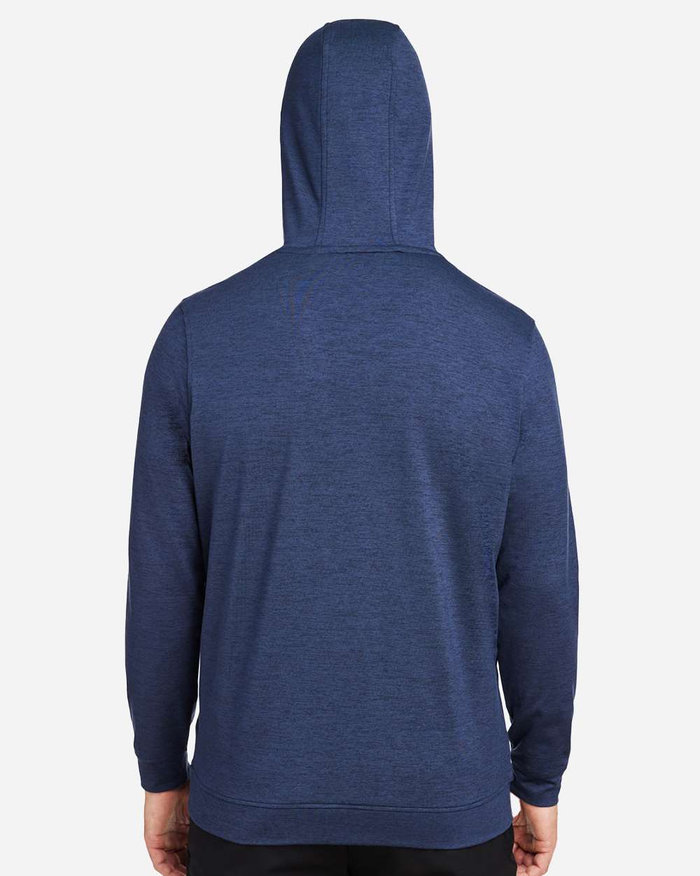 Men's Cloudspun Progress Hooded Sweatshirt - OnModelBack - B15846103 - Navy Blazer Heather