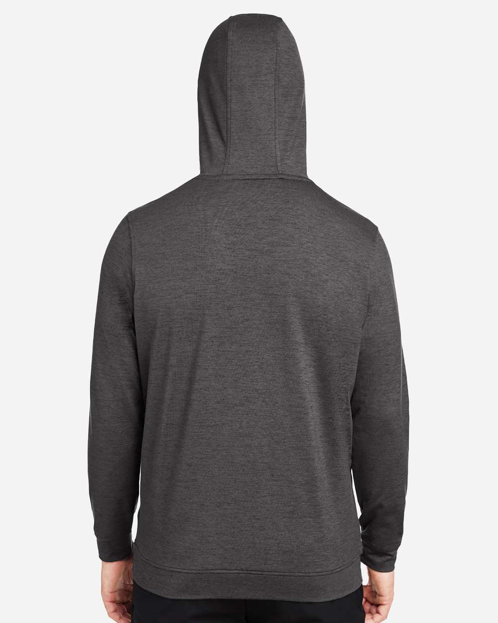 Men's Cloudspun Progress Hooded Sweatshirt - OnModelBack - B15846503 - Puma Black Heather