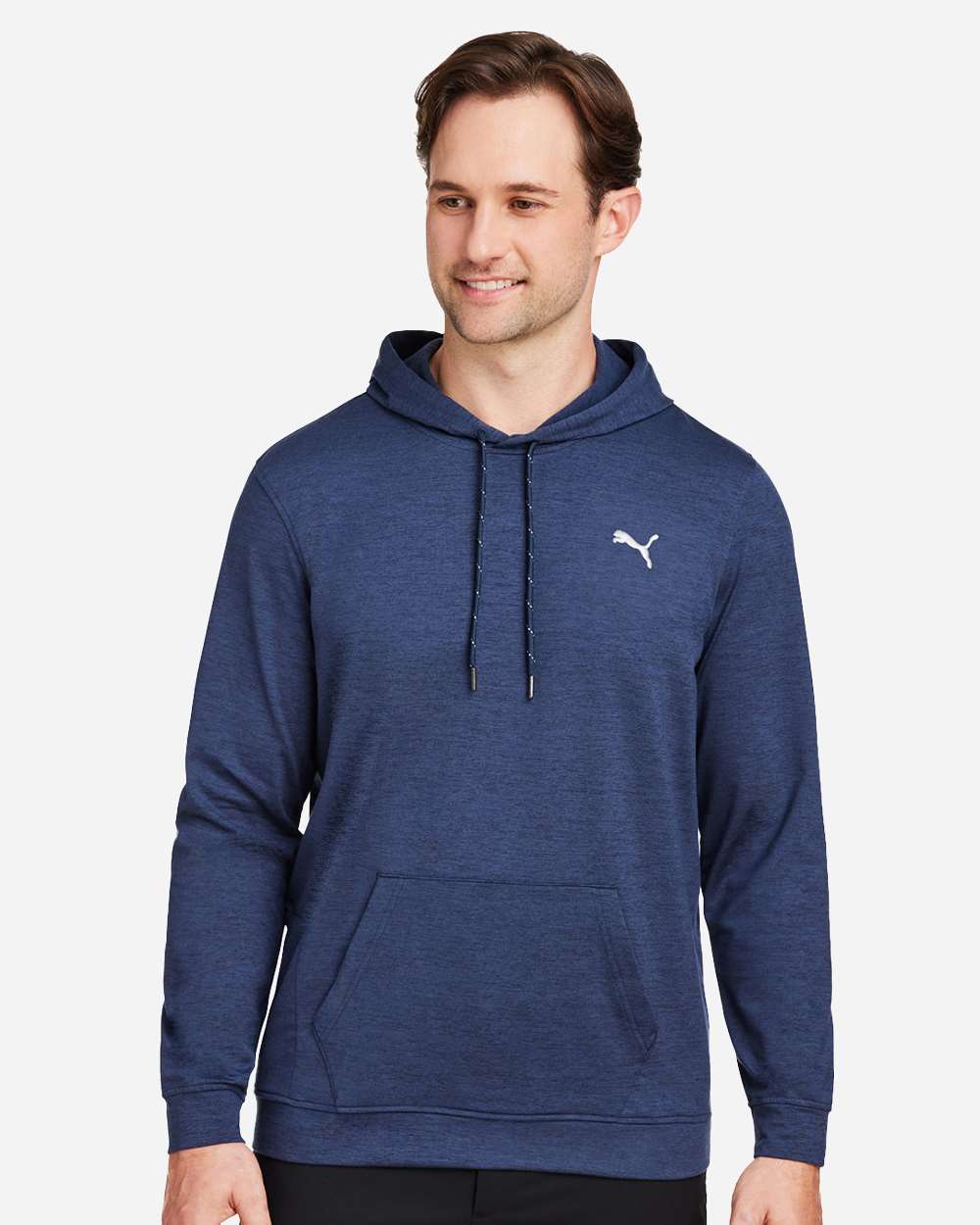 Men's Cloudspun Progress Hooded Sweatshirt - OnModelFront - B15846103 - Navy Blazer Heather