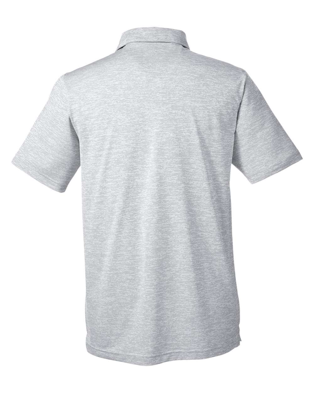 Men's Icon Heather Polo - Back - B17446003 - Bright White