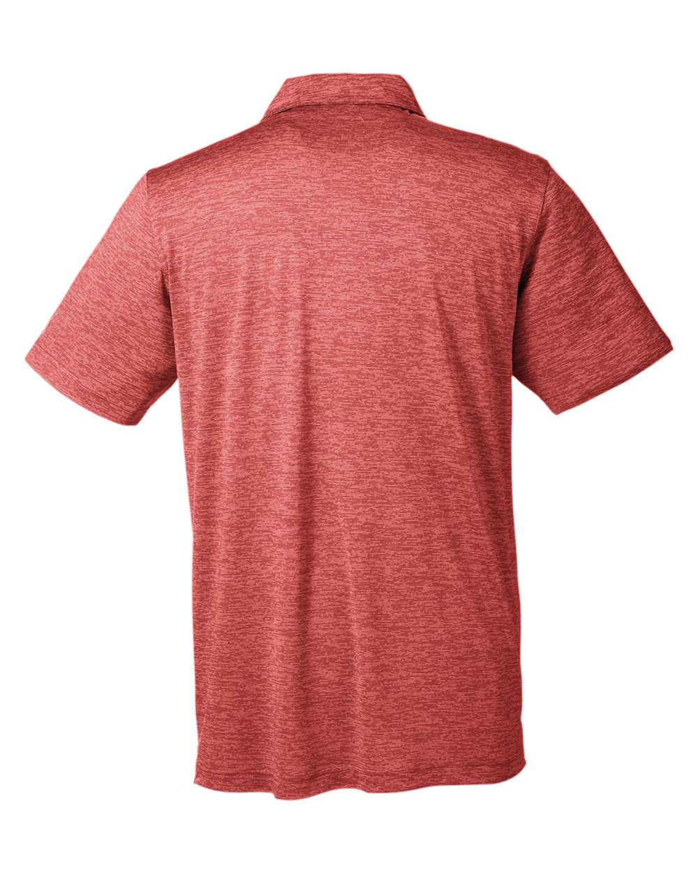 Men's Icon Heather Polo - Back - B17446703 - High Risk Red