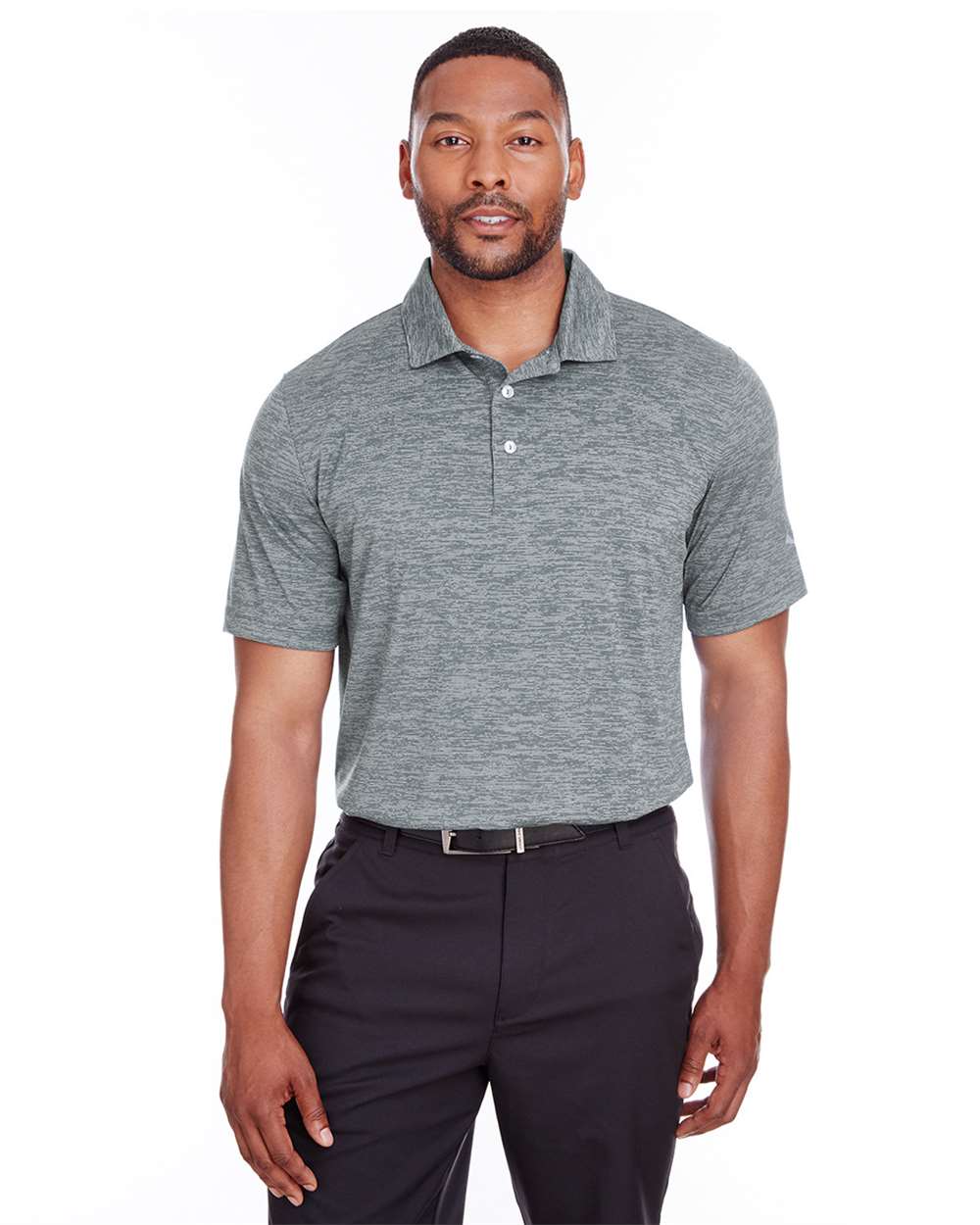 Men's Icon Heather Polo - OnModelFront - B17446093 - Quiet Shade