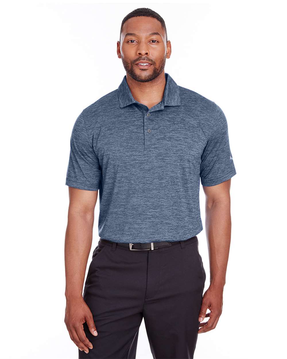 Men's Icon Heather Polo - OnModelFront - B17446593 - Peacoat