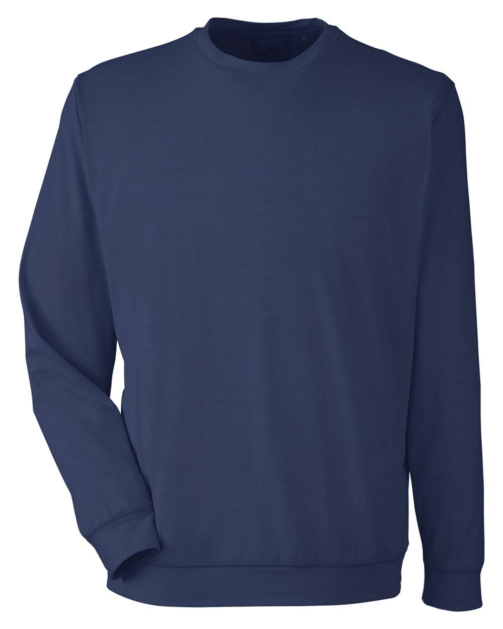 Men's Cloudspun Crewneck Sweatshirt - Front - B15946103 - Navy Blazer Heather