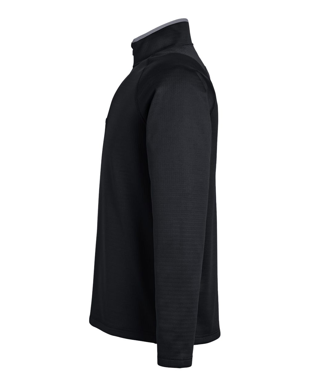 Men's Waffle Fleece Quarter-Zip Pullover - DirectSide - B19646503 - Puma Black