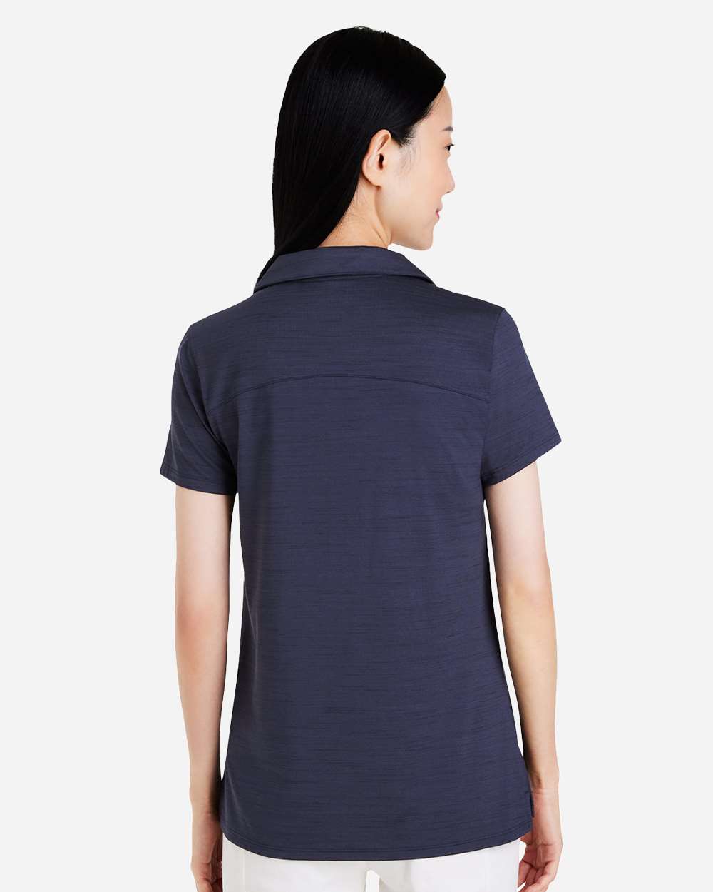 Women's Cloudspun Coast Polo - OnModelBack - B15646653 - Navy Blazer Heather