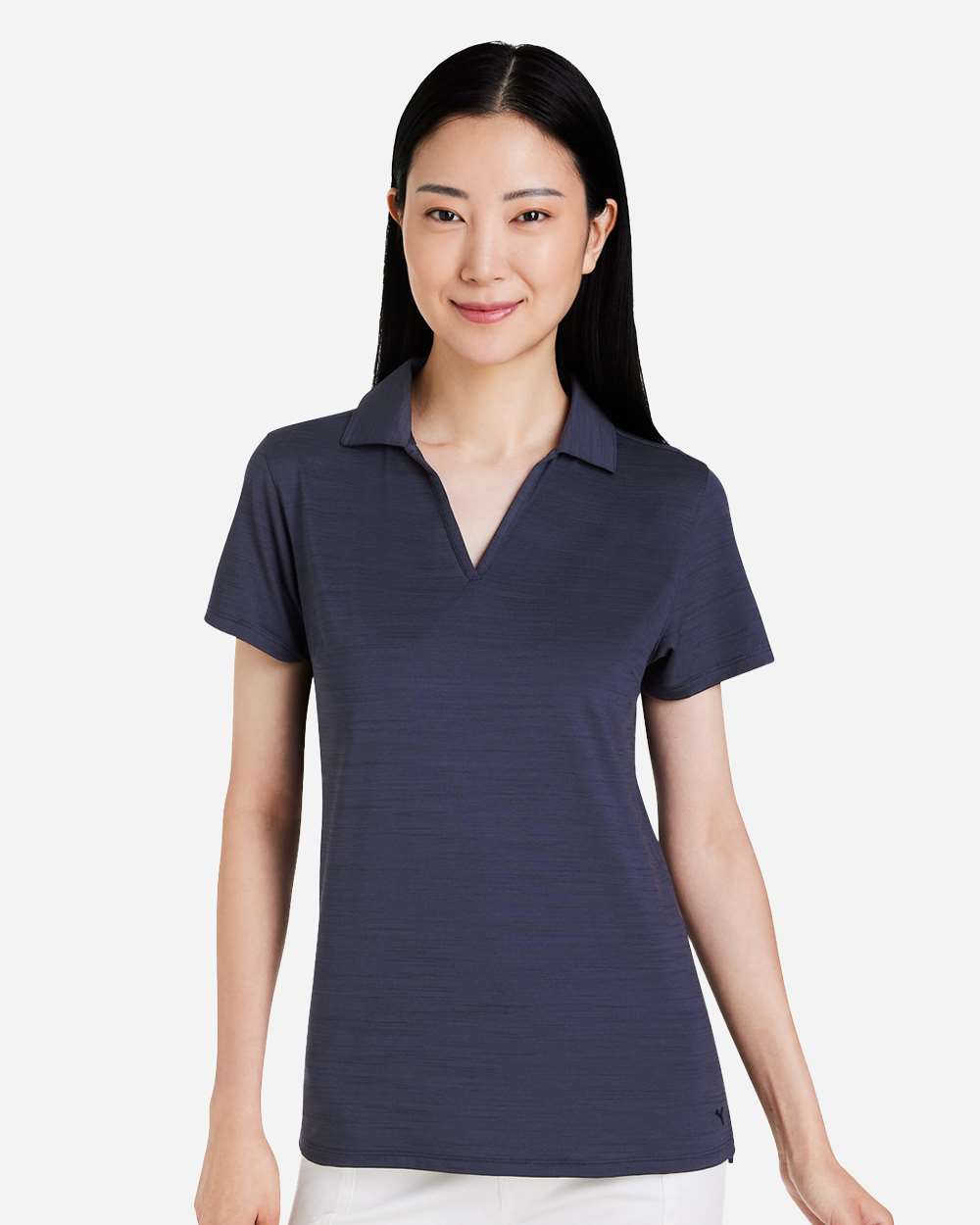 Women's Cloudspun Coast Polo - OnModelFront - B15646653 - Navy Blazer Heather