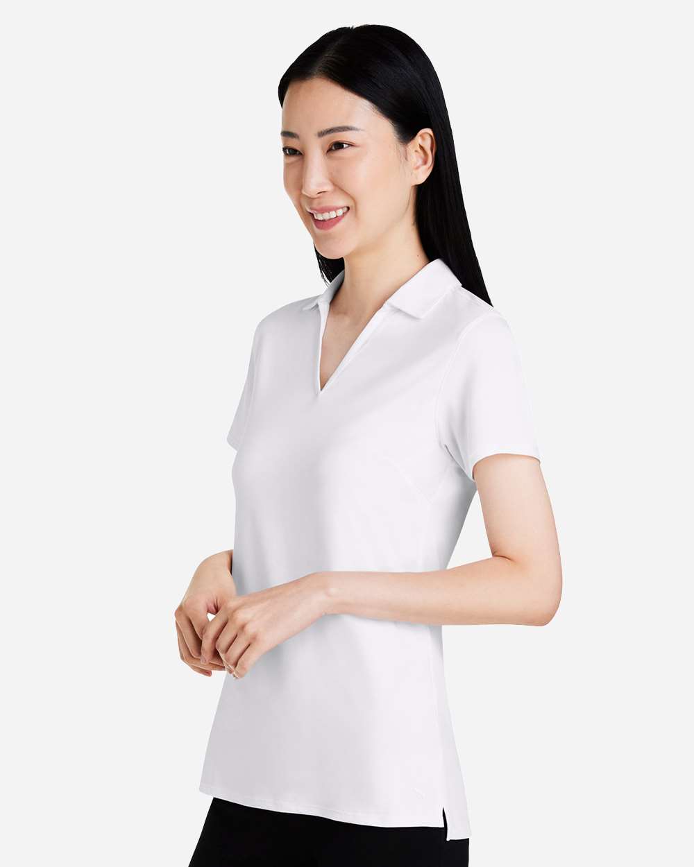 Women's Cloudspun Coast Polo - OnModelSide - B15646003 - Bright White