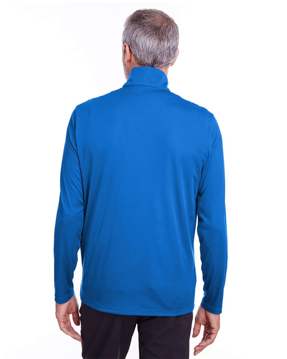 Men's Icon Quarter-Zip Pullover - OnModelBack - B17746753 - Lapis Blue
