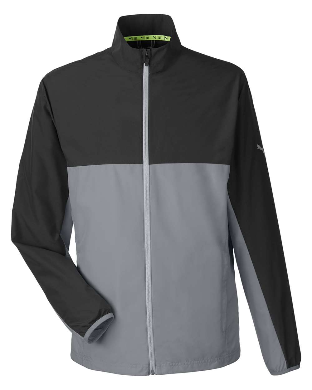 Men's 1st Mile Wind Jacket - Front - B18546503 - Puma Black/ Quiet Shade