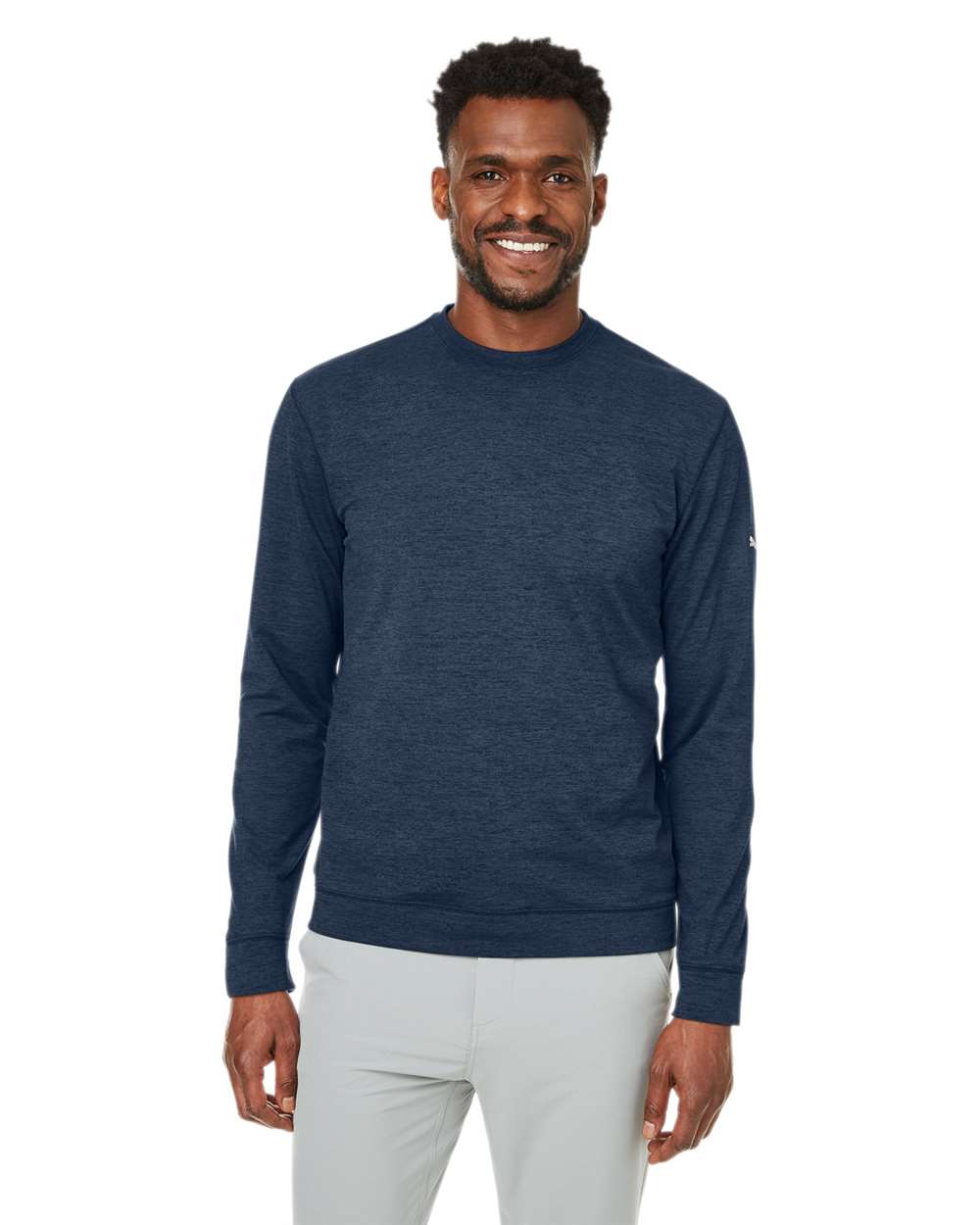 Men's Cloudspun Crewneck Sweatshirt - OnModelFront - B15246103 - Navy Blazer