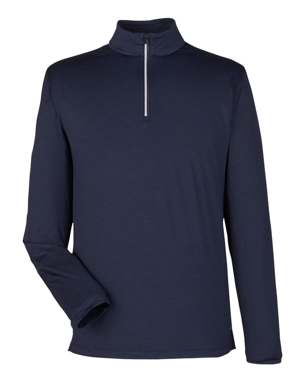 Men's You-V Quarter-Zip Pullover - Front - B17046653 - Navy Blazer