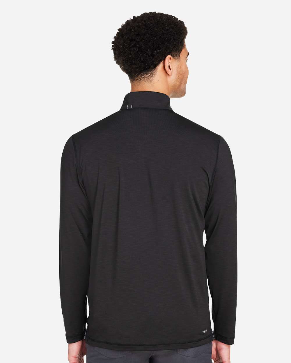 Men's You-V Quarter-Zip Pullover - OnModelBack - B17046503 - Puma Black
