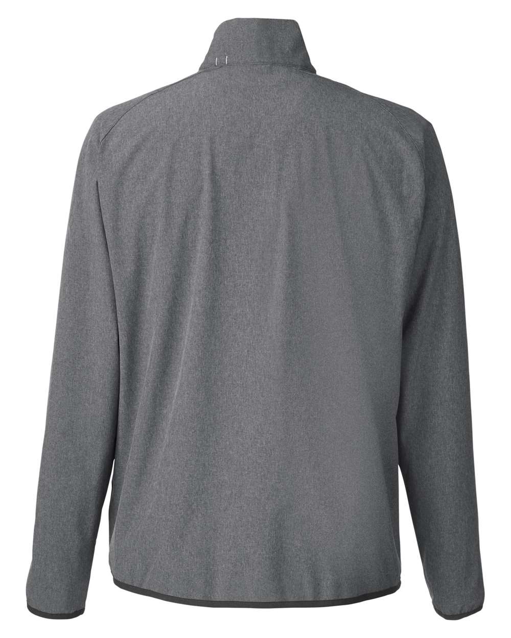Men's Coastal Woven Quarter-Zip Pullover - Back - B16946503 - Puma Black Heather