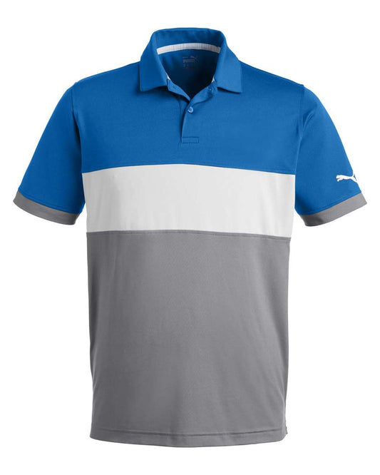 Men's Cloudspun Highway Polo - Front - B16846753 - Bright Cobalt/ High Rise