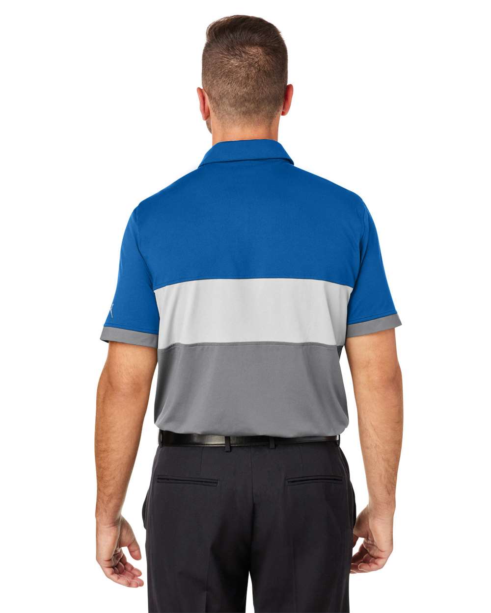 Men's Cloudspun Highway Polo - OnModelBack - B16846753 - Bright Cobalt/ High Rise