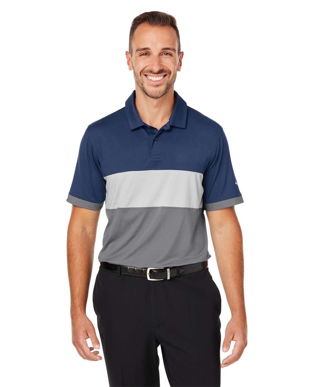 Men's Cloudspun Highway Polo - OnModelFront - B16846653 - Navy Blazer/ Quiet Shade