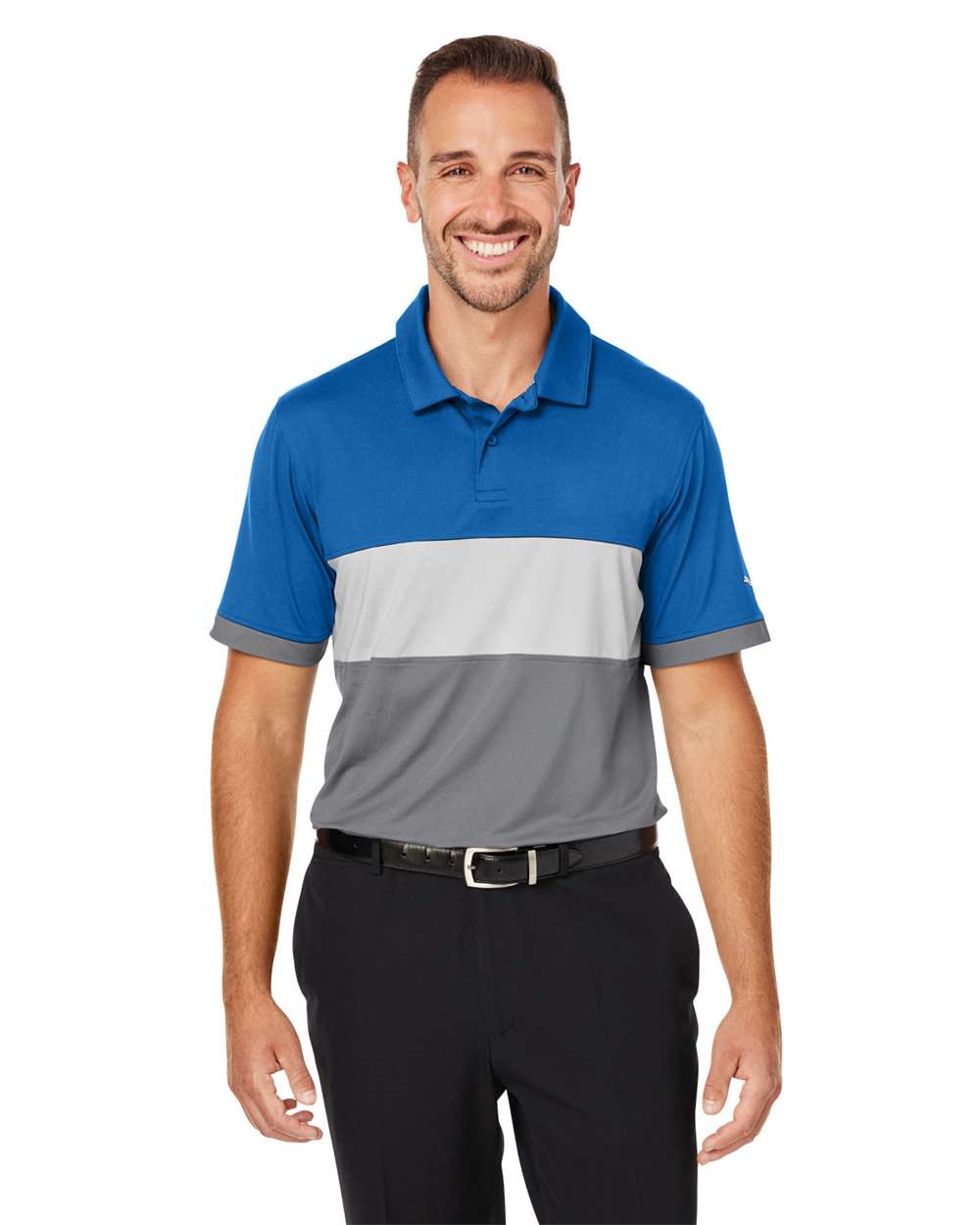 Men's Cloudspun Highway Polo - OnModelFront - B16846753 - Bright Cobalt/ High Rise
