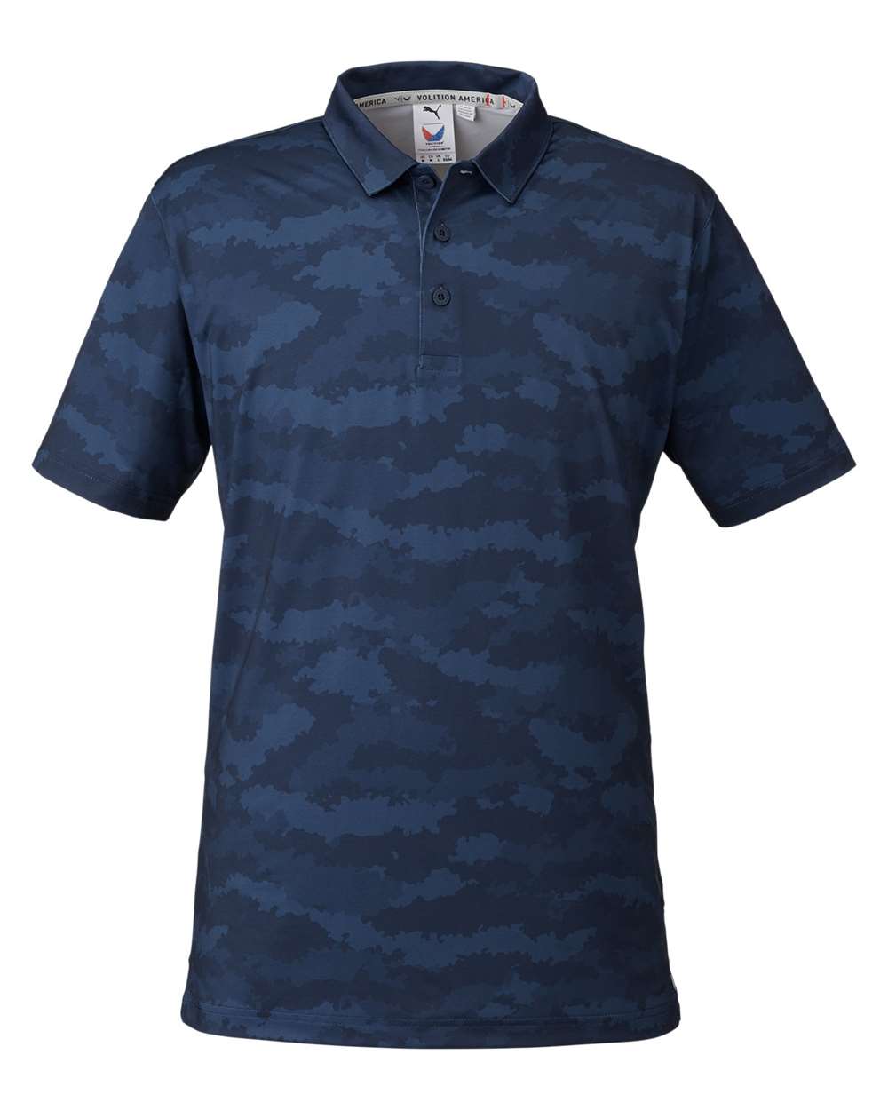 Men's Mattr Volition Flanked Polo - Front - B19046653 - Navy Blazer