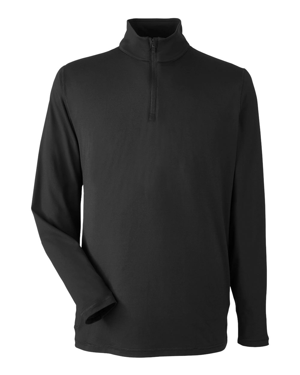 Men's Cloudspun Quarter-Zip Pullover - Front - B15446503 - Puma Black