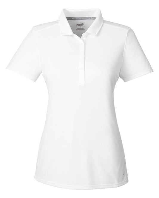 Women's Gamer Golf Polo - Front - B15546003 - Bright White