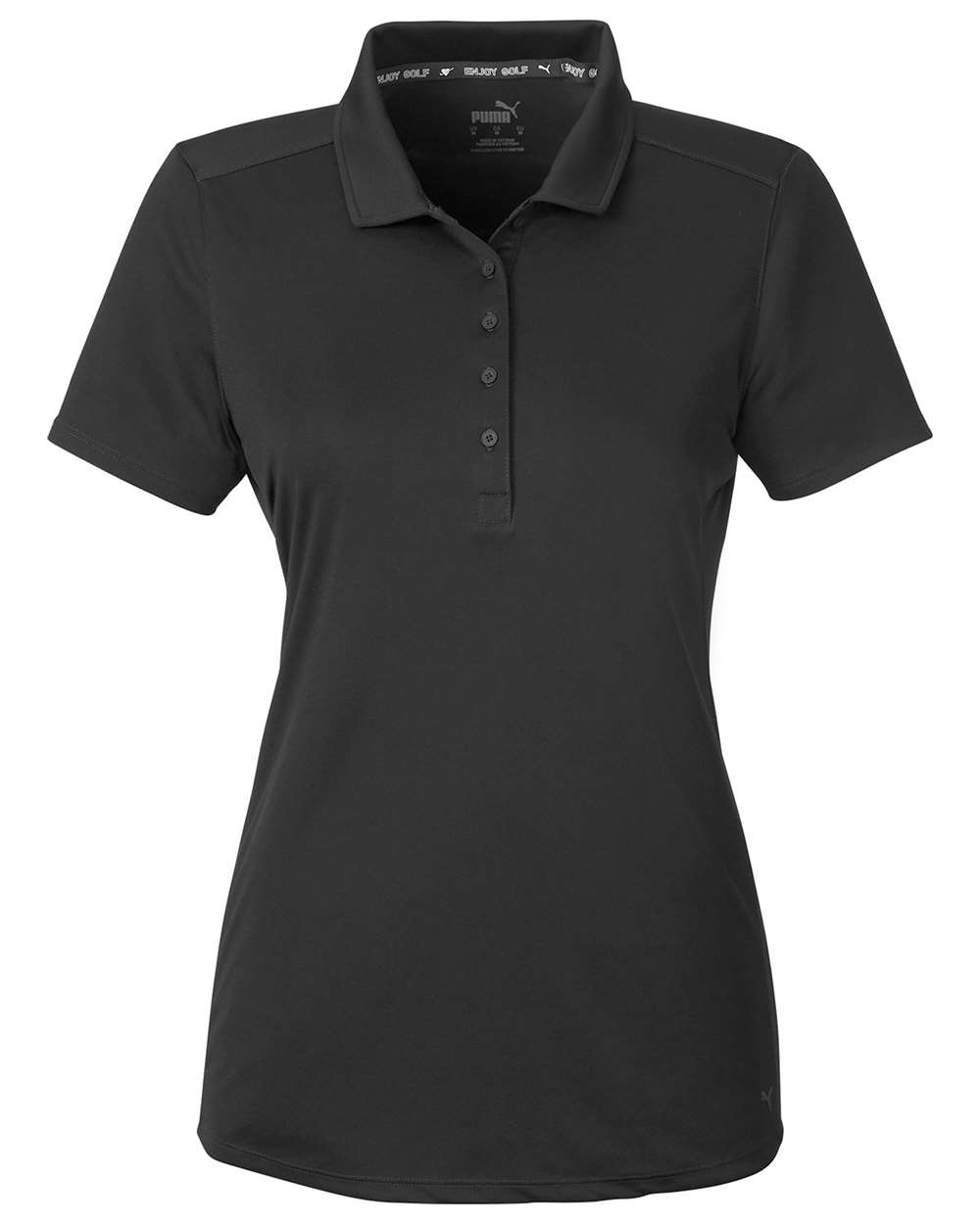 Women's Gamer Golf Polo - Front - B15546503 - Puma Black