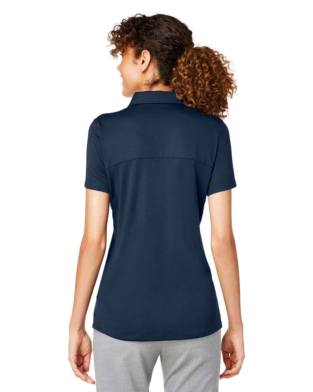 Women's Gamer Golf Polo - OnModelBack - B15546653 - Navy Blazer