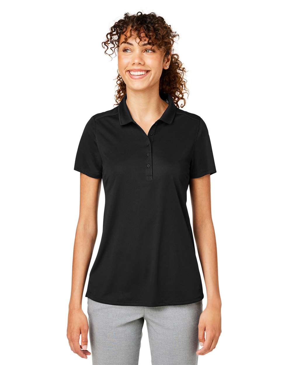 Women's Gamer Golf Polo - OnModelFront - B15546503 - Puma Black