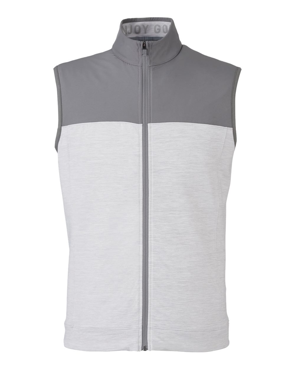 Men's Cloudspun Colorblock Vest - Front - B16246593 - Quiet Shade/ High Rise Heather