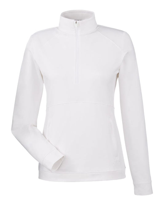Women's Cloudspun Rockaway Quarter-Zip Pullover - Front - B16046003 - Bright White