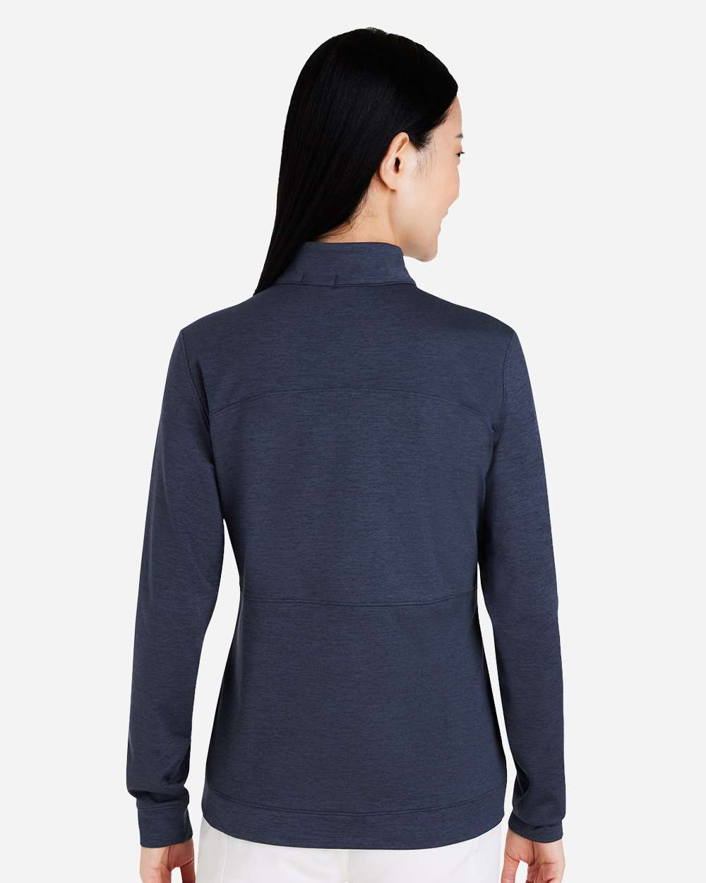 Women's Cloudspun Rockaway Quarter-Zip Pullover - OnModelBack - B16046653 - Navy Blazer