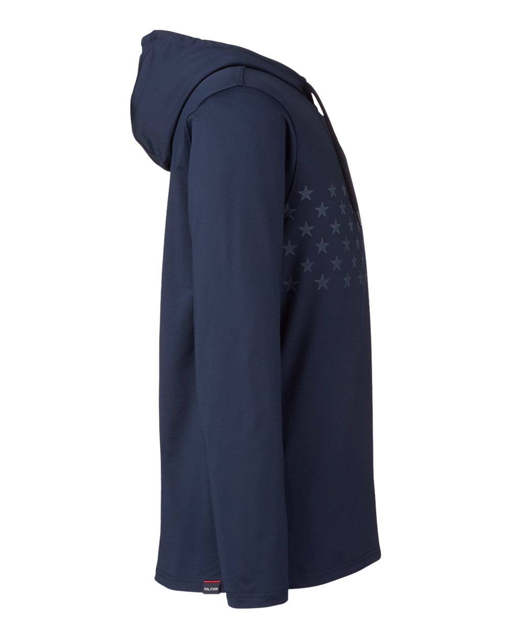 Men's Volition Patriotic Hooded Pullover - DirectSide - B16546653 - Navy Blazer