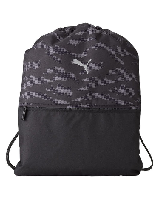 Camo Drawstring Backpack - styleImage