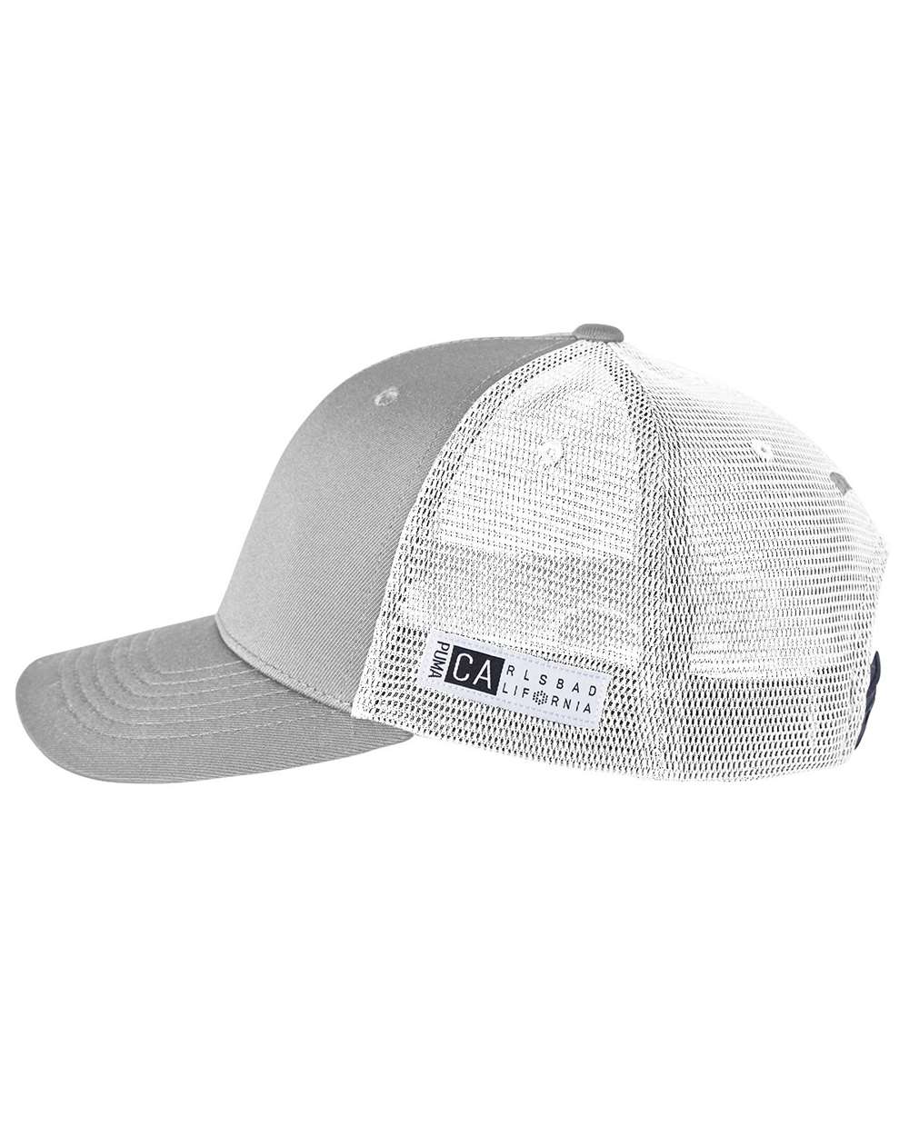 110 Snapback Trucker Cap - DirectSide - B15046100 - Quarry/ Bright White