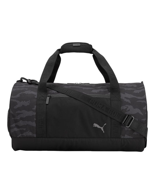 Camo Barrel Duffel - Front - B20146500 - Puma Black