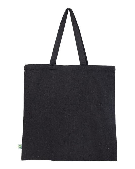 Sustainable Canvas Bag - Front - B11395500 - Black