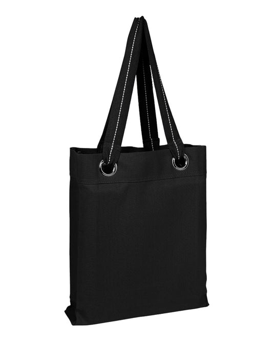 Large Grommet Tote - Front - B25795500 - Black