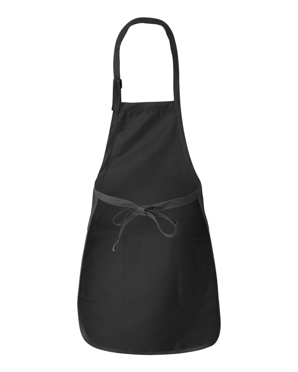 Full-Length Apron with Pockets - Back - B17095500 - Black