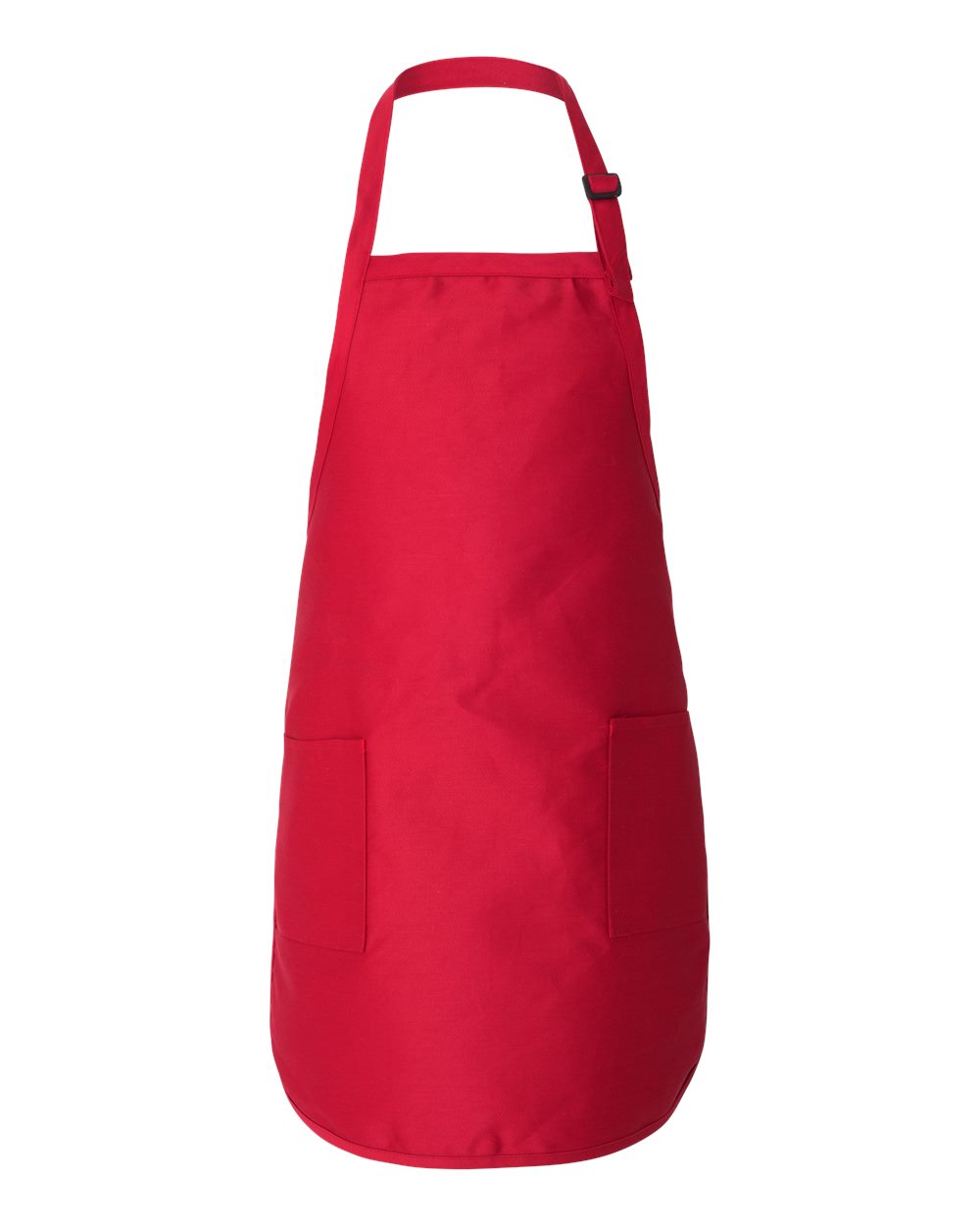 Full-Length Apron with Pockets - Front - B17095700 - Red