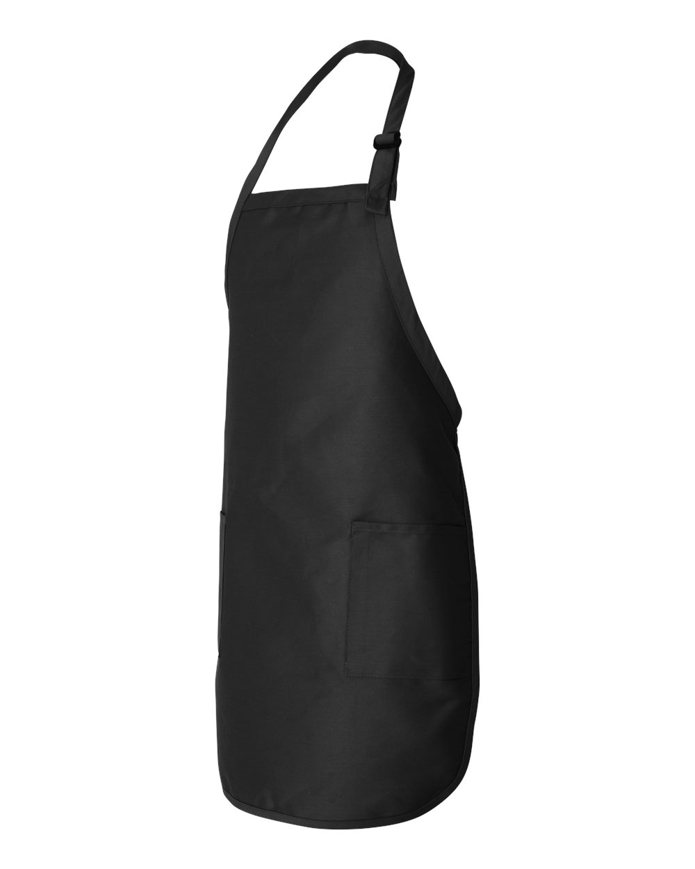 Full-Length Apron with Pockets - Side - B17095500 - Black