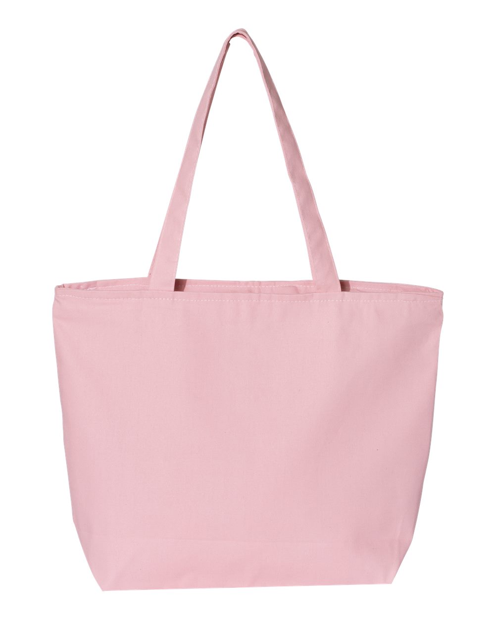25L Zippered Tote - Front - B17595300 - Light Pink