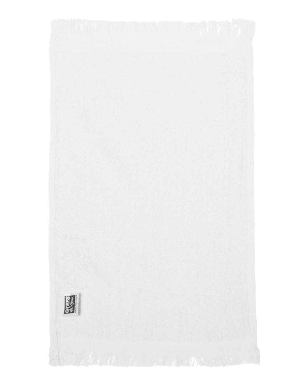 Fringed Fingertip Towel - Back - B17695000 - White